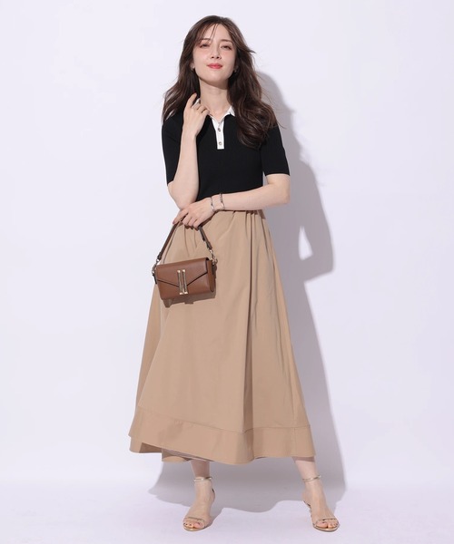 Apuweiser-riche（アプワイザーリッシェ）の「襟ドッキングニットワンピース（ワンピース・レディース・ブラック系その他/ネイビー/ピンク/ブルー系その他2・1/2）」の16枚目の写真