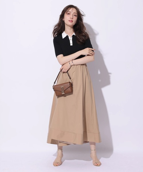 Apuweiser-riche（アプワイザーリッシェ）の「襟ドッキングニットワンピース（ワンピース・レディース・ブラック系その他/ネイビー/ピンク/ブルー系その他2・1/2）」の17枚目の写真