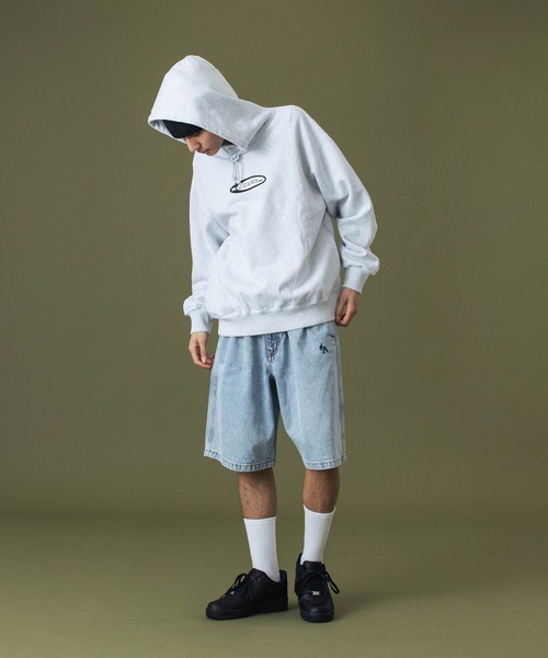 XLARGE（エクストララージ）の「EASY DENIM SHORTS（デニムパンツ・メンズ・ブラック/ライトインディゴブルー・S/M/L/XL）」の8枚目の写真