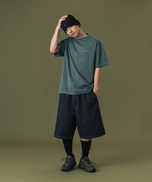 XLARGE（エクストララージ）の「EASY DENIM SHORTS（デニムパンツ・メンズ・ブラック/ライトインディゴブルー・S/M/L/XL）」の10枚目の写真