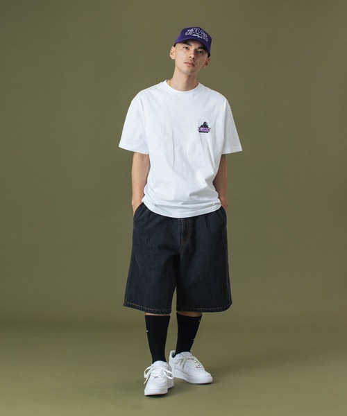 XLARGE（エクストララージ）の「EASY DENIM SHORTS（デニムパンツ・メンズ・ブラック/ライトインディゴブルー・S/M/L/XL）」の12枚目の写真