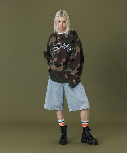 XLARGE（エクストララージ）の「EASY DENIM SHORTS（デニムパンツ・メンズ・ブラック/ライトインディゴブルー・S/M/L/XL）」の20枚目の写真