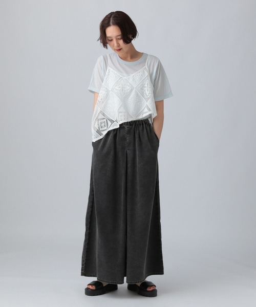 LEPSIM(レプシィム)の「パッチワークレースキャミブラウス 497443(シャツ/ブラウス・レディース・ブラック/オフホワイト・FREE)」の14枚目の写真