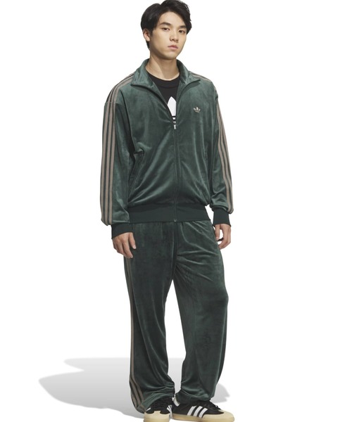 adidas ファイヤーバード ベロア トラックトップ ダークグリーン adidas FIREBIRD VELOUR TRACK TOP / アディダス ファイヤー