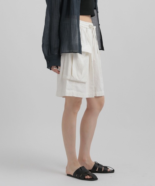 GEORGE'S(ジョージズ)の「カーゴショートパンツ(その他パンツ・レディース・ネイビー/グリーン/アイボリー・MEDIUM/SMALL)」の2枚目の写真