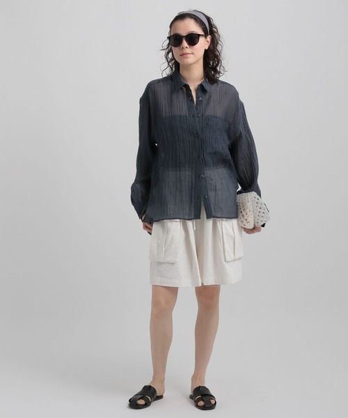 GEORGE'S(ジョージズ)の「カーゴショートパンツ(その他パンツ・レディース・ネイビー/グリーン/アイボリー・MEDIUM/SMALL)」の12枚目の写真