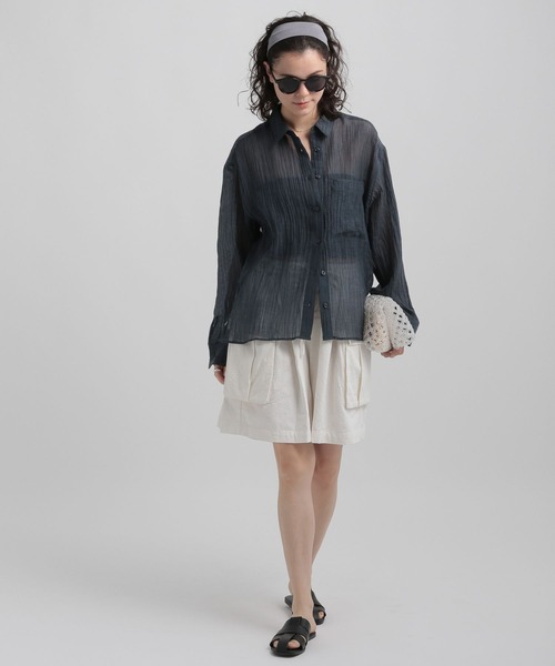 GEORGE'S(ジョージズ)の「カーゴショートパンツ(その他パンツ・レディース・ネイビー/グリーン/アイボリー・MEDIUM/SMALL)」の13枚目の写真