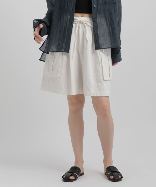 GEORGE'S(ジョージズ)の「カーゴショートパンツ(その他パンツ・レディース・ネイビー/グリーン/アイボリー・MEDIUM/SMALL)」の14枚目の写真