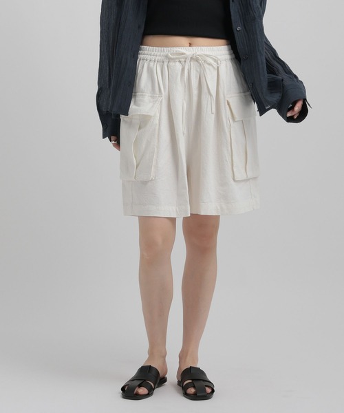 GEORGE'S(ジョージズ)の「カーゴショートパンツ(その他パンツ・レディース・ネイビー/グリーン/アイボリー・MEDIUM/SMALL)」の17枚目の写真