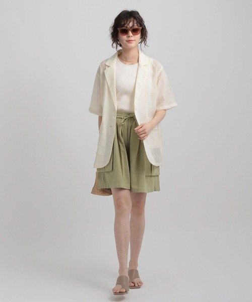 GEORGE'S(ジョージズ)の「カーゴショートパンツ(その他パンツ・レディース・ネイビー/グリーン/アイボリー・MEDIUM/SMALL)」の18枚目の写真