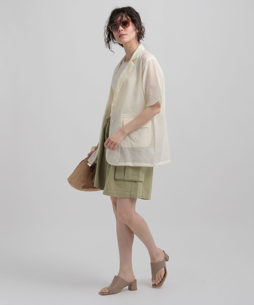 GEORGE'S(ジョージズ)の「カーゴショートパンツ(その他パンツ・レディース・ネイビー/グリーン/アイボリー・MEDIUM/SMALL)」の19枚目の写真