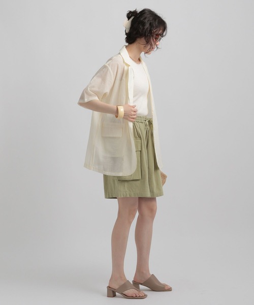 GEORGE'S(ジョージズ)の「カーゴショートパンツ(その他パンツ・レディース・ネイビー/グリーン/アイボリー・MEDIUM/SMALL)」の20枚目の写真