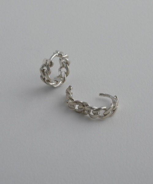 whoseA(フーシー)の「【silver925】KiheiPierce / キヘイチェーンフープピアス(ピアス(両耳用)・メンズ・シルバー/ゴールド・FREE)」の21枚目の写真
