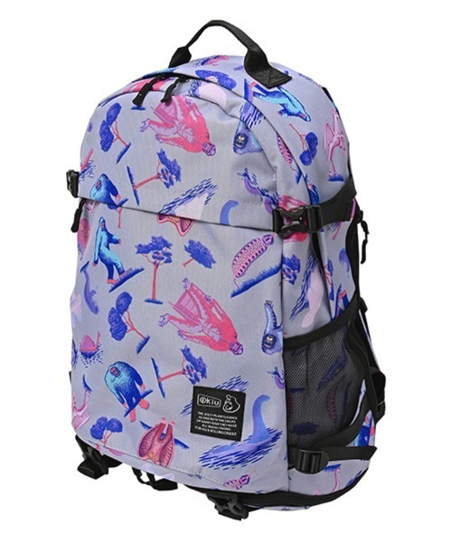 KiU(キウ)の「キウ Kiu 600D バックパック BACKPACK(バックパック/リュック・レディース・ブラック系その他2/ブラック系その他/その他1/ベージュ系その他/その他/レオパード/ライラック/ブラック/グリーン系その他/ブルー系その他/ブラック系その他3/ブルー系その他2・XXXS/FREE)」の9枚目の写真