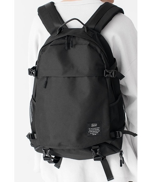 KiU(キウ)の「キウ Kiu 600D バックパック BACKPACK(バックパック/リュック・レディース・ブラック系その他2/ブラック系その他/その他1/ベージュ系その他/その他/レオパード/ライラック/ブラック/グリーン系その他/ブルー系その他/ブラック系その他3/ブルー系その他2・XXXS/FREE)」の1枚目の写真