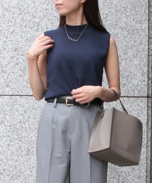 1er Arrondissement ミラノリブスクエアショートタンクトップ ミラノリブスクエアショートタンク】｜1er Arrondissement