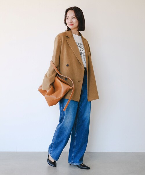 B:MING by BEAMS(ビーミングバイビームス)の「リバー ジャコット(S~M)(テーラードジャケット・レディース・ブラウン系その他/チャコールグレー・SMALL/MEDIUM)」の18枚目の写真