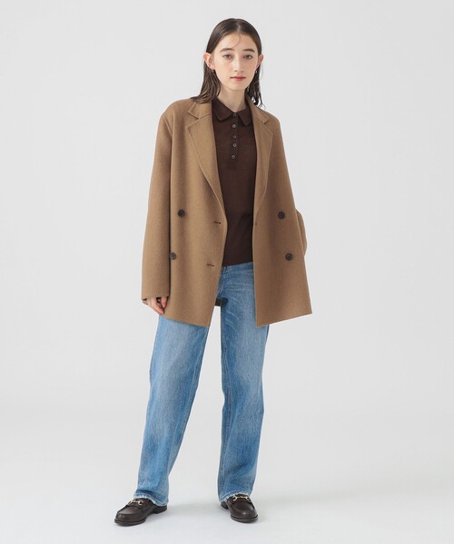 B:MING by BEAMS（ビーミングバイビームス）の「リバー ジャコット（S～M）（テーラードジャケット・レディース・ブラウン系その他/チャコールグレー・SMALL/MEDIUM）」の3枚目の写真