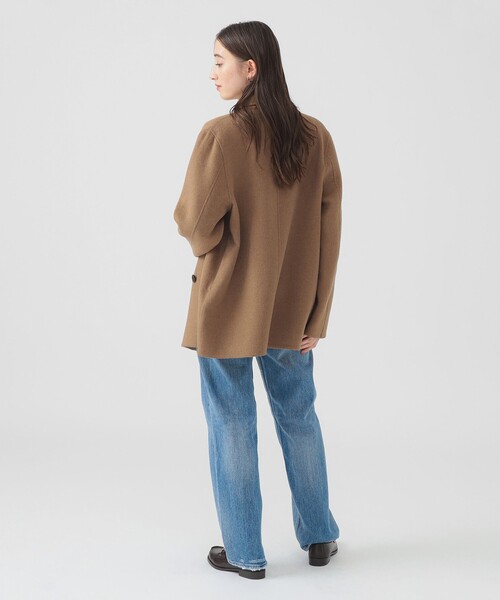 B:MING by BEAMS（ビーミングバイビームス）の「リバー ジャコット（S～M）（テーラードジャケット・レディース・ブラウン系その他/チャコールグレー・SMALL/MEDIUM）」の5枚目の写真