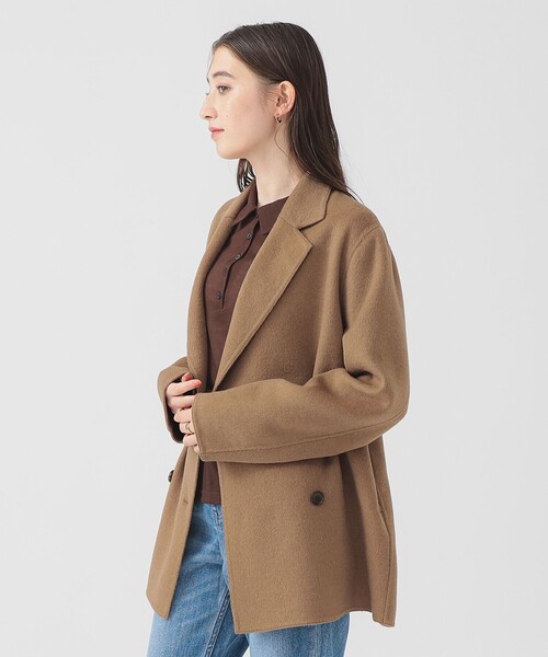 B:MING by BEAMS（ビーミングバイビームス）の「リバー ジャコット（S～M）（テーラードジャケット・レディース・ブラウン系その他/チャコールグレー・SMALL/MEDIUM）」の7枚目の写真