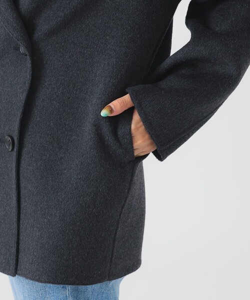 B:MING by BEAMS（ビーミングバイビームス）の「リバー ジャコット（S～M）（テーラードジャケット・レディース・ブラウン系その他/チャコールグレー・SMALL/MEDIUM）」の12枚目の写真