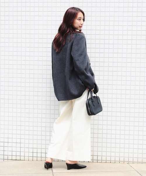 B:MING by BEAMS(ビーミングバイビームス)の「リバー ジャコット(S~M)(テーラードジャケット・レディース・ブラウン系その他/チャコールグレー・SMALL/MEDIUM)」の6枚目の写真