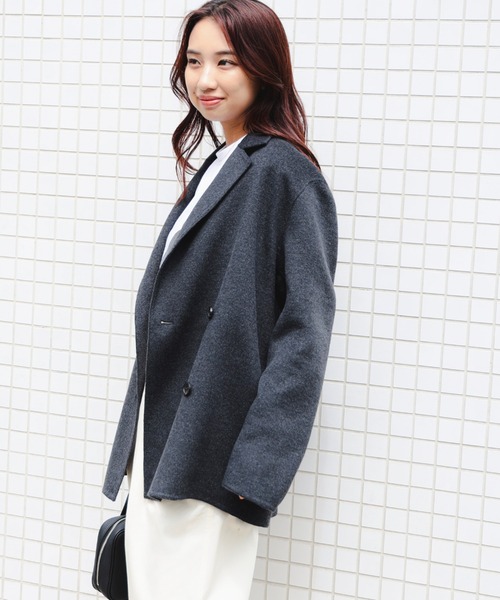 モコモコ　　　リバーテーラードジャコット　スーパー100 モコモコ様専用 リバーテーラードジャコット スーパー100 コート