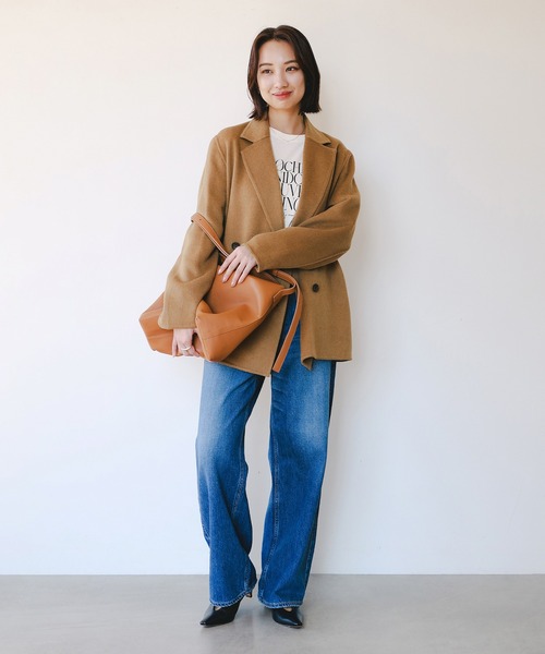 B:MING by BEAMS(ビーミングバイビームス)の「リバー ジャコット(S~M)(テーラードジャケット・レディース・ブラウン系その他/チャコールグレー・SMALL/MEDIUM)」の13枚目の写真