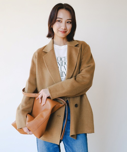 B:MING by BEAMS(ビーミングバイビームス)の「リバー ジャコット(S~M)(テーラードジャケット・レディース・ブラウン系その他/チャコールグレー・SMALL/MEDIUM)」の15枚目の写真