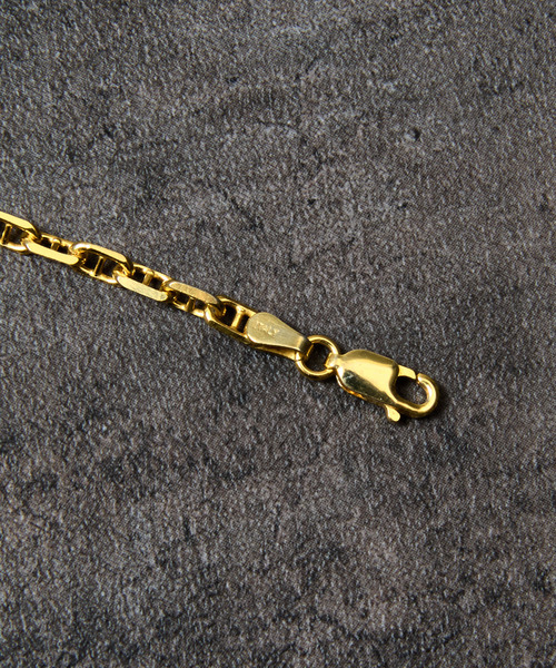 THEFT(セフト)の「THEFT セフト / K18GP ANCHOR CHAIN NECKLACE シルバー925アンカーチェーンネックレス 50cm 18金コーティング(ネックレス・メンズ・ゴールド・50cm)」の9枚目の写真