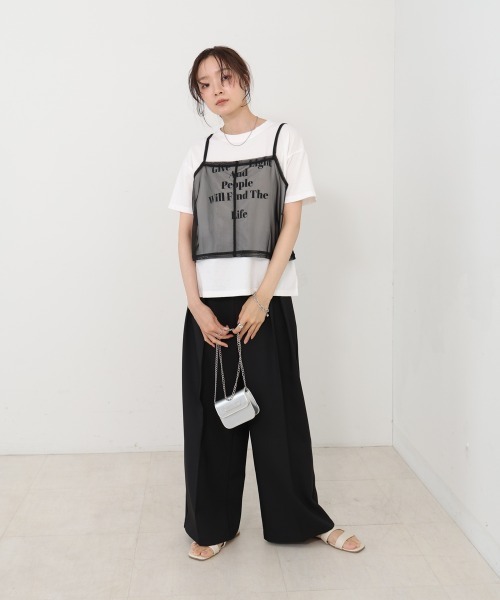正規品♡スフレ♡BEARワンピース♡ベージュ セール】シャギージャガードキャミワンピース（ワンピース