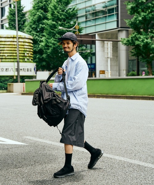 SUNNY  SPORTS（サニースポーツ）の「SUNNY SPORTS  サニースポーツ / LIGHT TWILL BAGGY SHORTS（その他パンツ・メンズ・ブラック/チャコールグレー・LARGE/MEDIUM）」の18枚目の写真