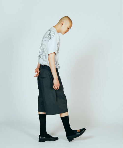 SUNNY  SPORTS（サニースポーツ）の「SUNNY SPORTS  サニースポーツ / LIGHT TWILL BAGGY SHORTS（その他パンツ・メンズ・ブラック/チャコールグレー・LARGE/MEDIUM）」の19枚目の写真