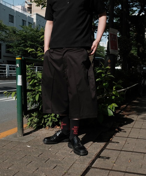 SUNNY  SPORTS（サニースポーツ）の「SUNNY SPORTS  サニースポーツ / LIGHT TWILL BAGGY SHORTS（その他パンツ・メンズ・ブラック/チャコールグレー・LARGE/MEDIUM）」の21枚目の写真