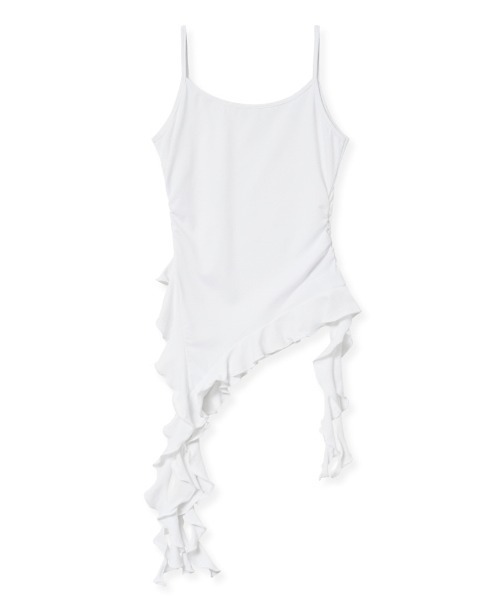 Midnight Move(ミッドナイトムーブ)の「A'GEM/9 × .kom 『MIDNIGHT MOVE/ミッドナイトムーブ』 3 WING TOP/3 ウイングトップス(キャミソール・レディース・ホワイト/ブラック/カーキ・FREE)」の18枚目の写真