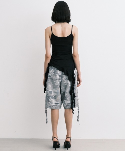 Midnight Move(ミッドナイトムーブ)の「A'GEM/9 × .kom 『MIDNIGHT MOVE/ミッドナイトムーブ』 3 WING TOP/3 ウイングトップス(キャミソール・レディース・ホワイト/ブラック/カーキ・FREE)」の12枚目の写真