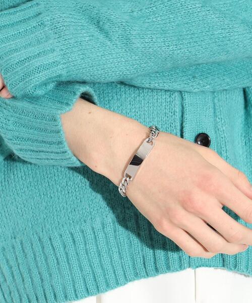 tk.TAKEO KIKUCHI（ティーケータケオキクチ）の「ASSORT DESIGN CHAIN BRACELET / アソートデザインチェーンブレスレット（ブレスレット・メンズ・ブラック系/シルバー系/シルバー系1/ブラック系1/シルバー/ブラック/シルバー系8/シルバー系7・00）」の9枚目の写真