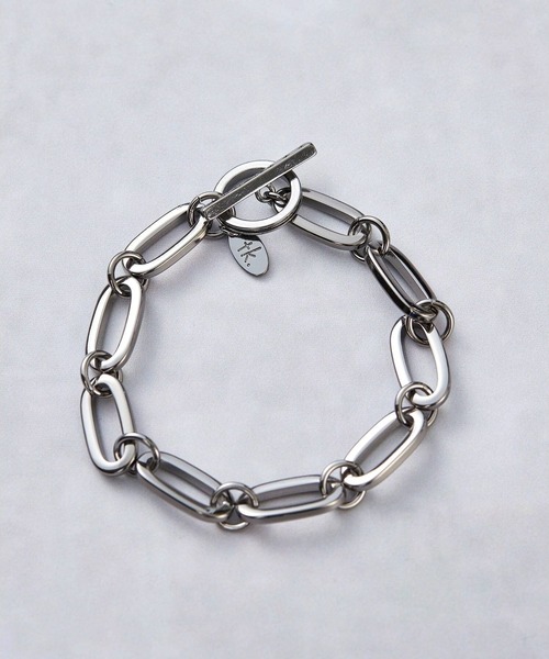 tk.TAKEO KIKUCHI(ティーケータケオキクチ)の「アソートチェーンブレスレット(ブレスレット・メンズ・ブラック系/シルバー系/シルバー系1/ブラック系1/シルバー/ブラック/シルバー系8/シルバー系7・00)」の2枚目の写真