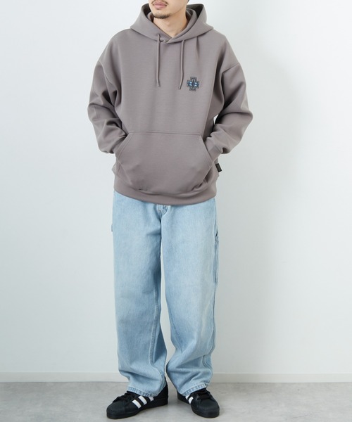 PENDLETON（ペンドルトン）の「[PENDLETON/ペンドルトン] 別注 フード刺繍ロゴ ダンボールニット スウェットパーカー（パーカー・レディース・ブラック/グレイッシュベージュ/チャコール・S/M/L/XL）」の21枚目の写真