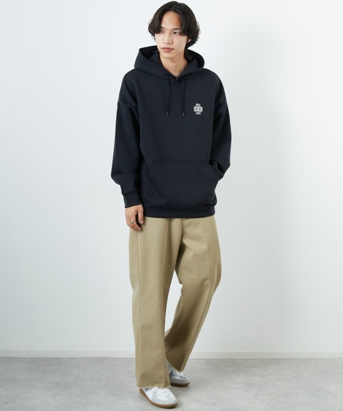 たかぞー[PENDLETON] 別注 ダンボールニットスウェットパーカー セール】[PENDLETON/ペンドルトン] 別注 フード刺繍ロゴ ダンボール
