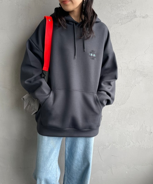 Pendleton グレー フード付きパーカー PENDLETON（ペンドルトン） パーカー 別注 フード刺繍ロゴ ダンボール
