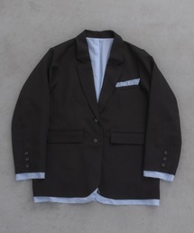 idem(Cf)oversized layered jacket / C[hI[o[TCYWPbg(e[[hWPbg)