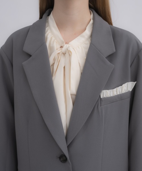 idem イデム　oversized layered jacket oversized layered jacket – idem