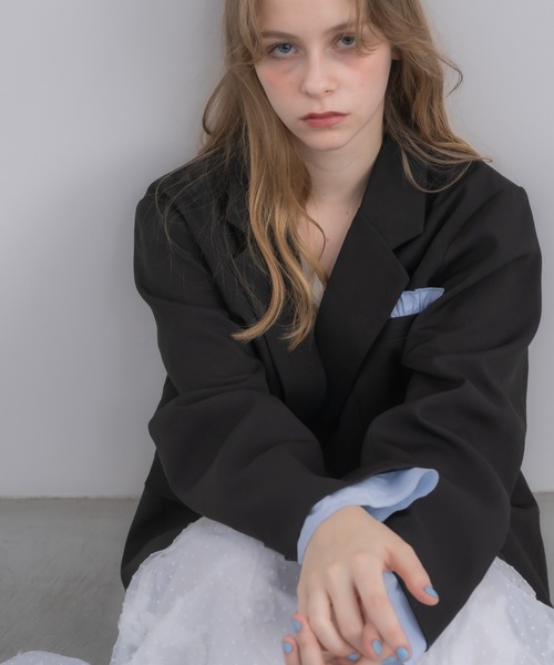 idem（イデム）の「oversized layered jacket / レイヤード