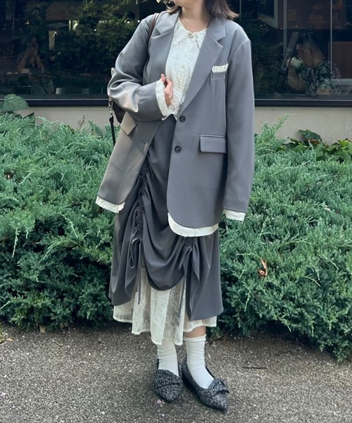 idem イデム　oversized layered jacket oversized layered jacket – idem