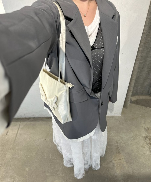 idem（イデム）の「oversized layered jacket / レイヤード