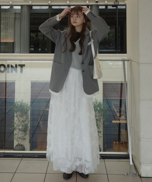 idem（イデム）の「oversized layered jacket / レイヤード