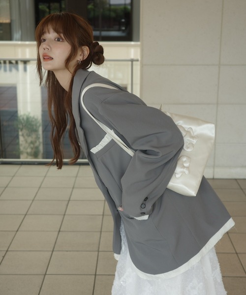 idem（イデム）の「oversized layered jacket / レイヤード