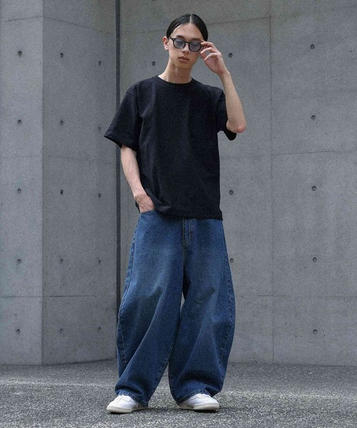 MDR（エムディアール）の「オーバーダイカーブシルエットデニム（デニムパンツ・メンズ・ブルー/ライトブルー/ブラック・L/M）」の16枚目の写真