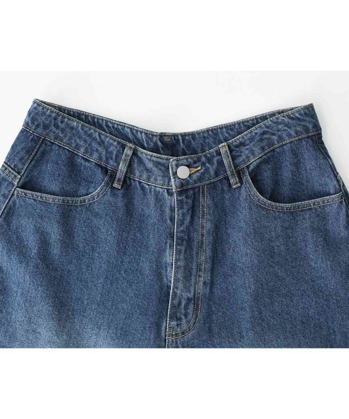 MDR（エムディアール）の「オーバーダイカーブシルエットデニム（デニムパンツ・メンズ・ブルー/ライトブルー/ブラック・L/M）」の5枚目の写真